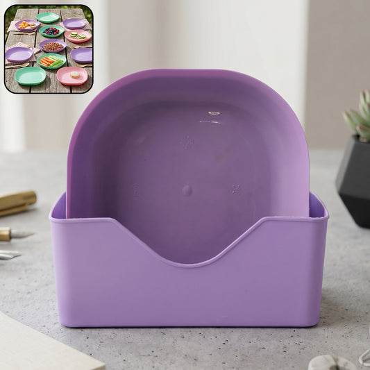 11 In 1 Multipurpose Plastic Snack Serving Tray Plates (1 Set)