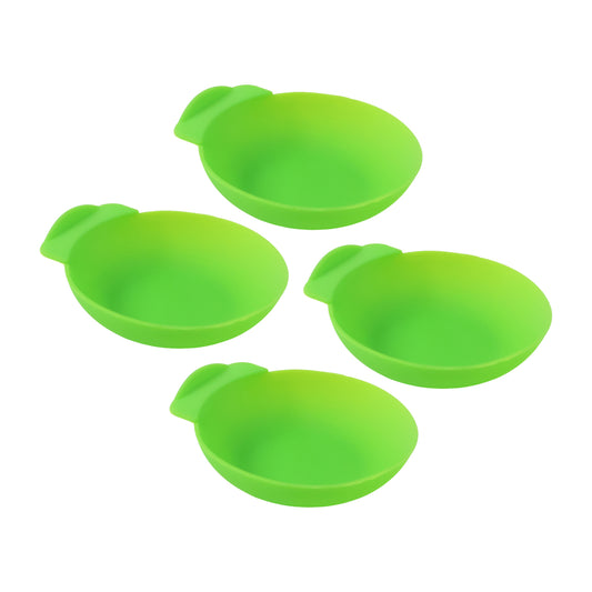 Idli Maker Cups (4 Pcs) Food-grade Silicone Non-stick Idli Dhokla Egg Poacher Moulds