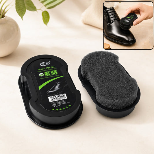 Shoe Polish Sponge Instant Shine Easy Leather Care