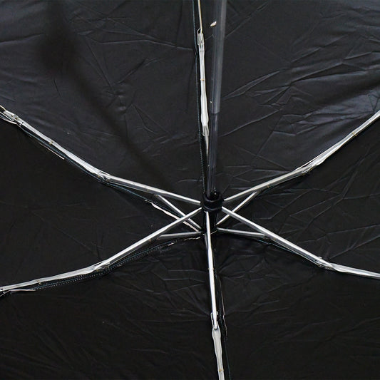 3-fold Sun Rain Protective Solid Foldable Umbrella (1 Pc)