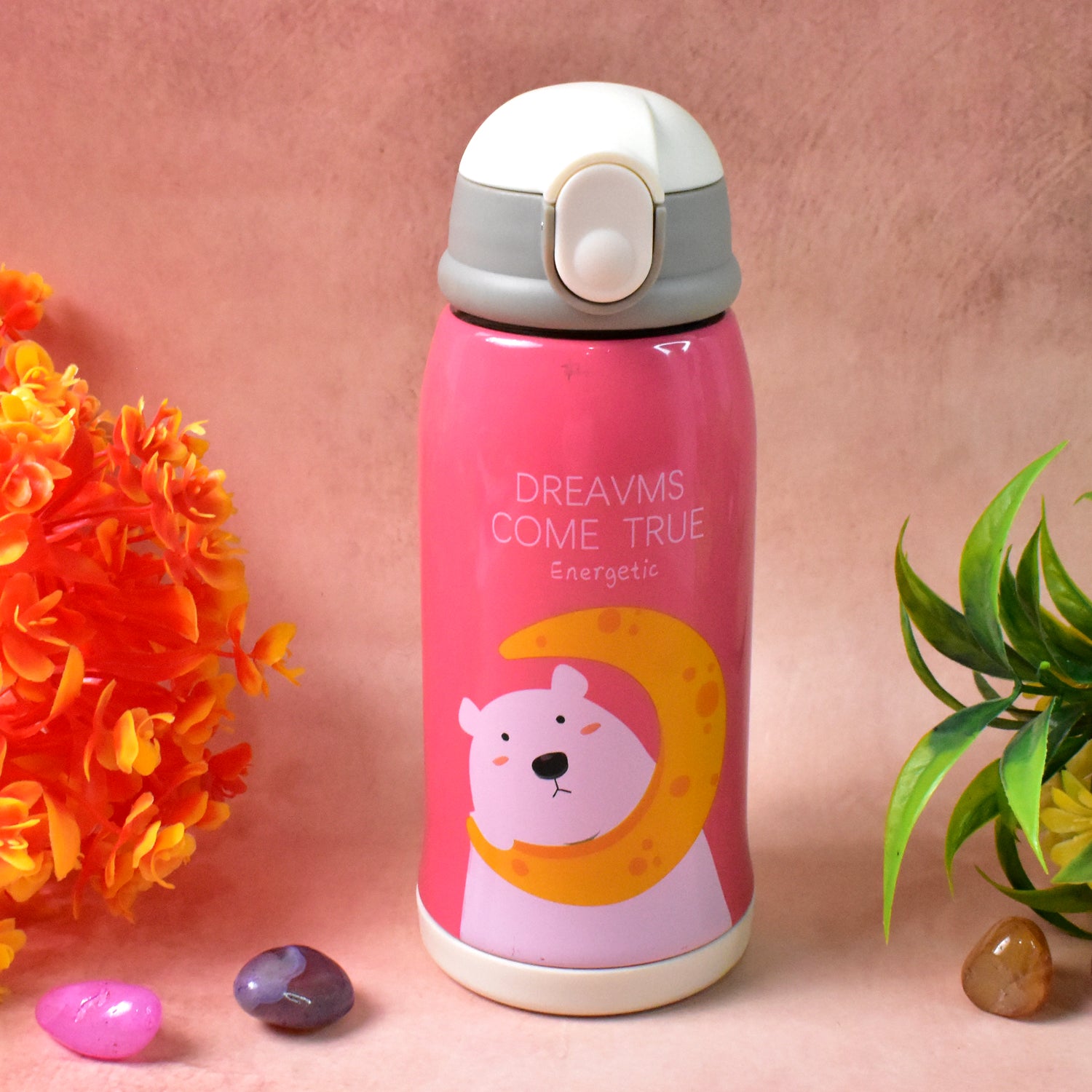 Stainless Steel Insulated Vacuum Water Bottle (500 Ml Approx)