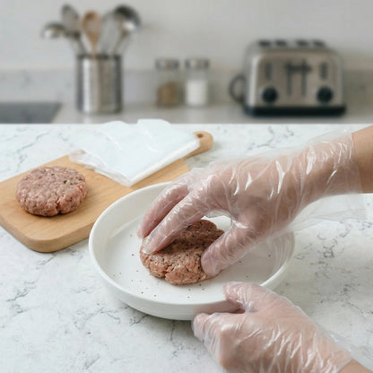 Disposable Plastic Gloves (100 Pc Large)