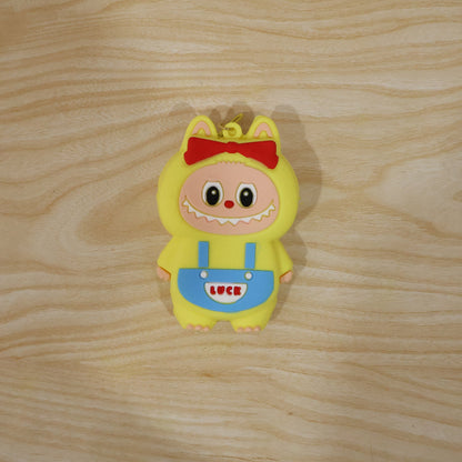 Cute Cartoon Monster Silicone Coin Purse  Playful  Compact