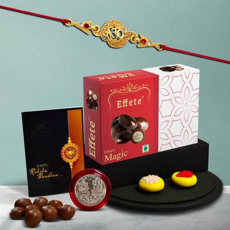 Rakhi Surprise Combo With Coin And Chocolate
