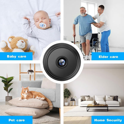 WiFi Camera Security Camera for Home Outdoor High HD Focus Magnet Mini WiFi Magnetic Live Stream Night Vision IP Wireless 1080P Audio Video CCTV for Home and Office Monitor (JF29)