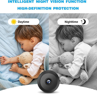 WiFi Camera Security Camera for Home Outdoor High HD Focus Magnet Mini WiFi Magnetic Live Stream Night Vision IP Wireless 1080P Audio Video CCTV for Home and Office Monitor (JF29)