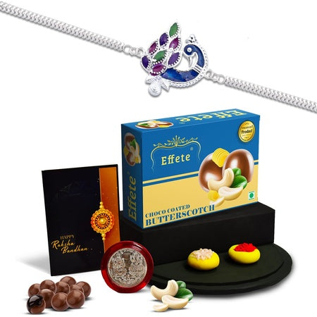 Rakhi (K1_a8_bs32)  Chocolate Butter Scotch 32gm Rakhi For Brother With Gift  Fancy Rakhis For Men Stylish Rakhi Combo For Brother  Set Of 1 Rakhi  Chocolate