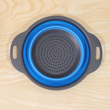 Silicone Collapsible Strainer  Space-saving Kitchen Tool For Easy Draining