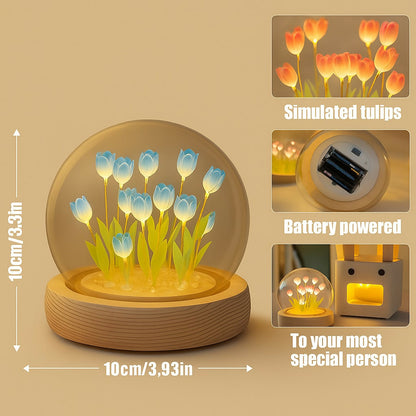 DIY Flower Dome LED Night Lamp Decorative Table Light Kit