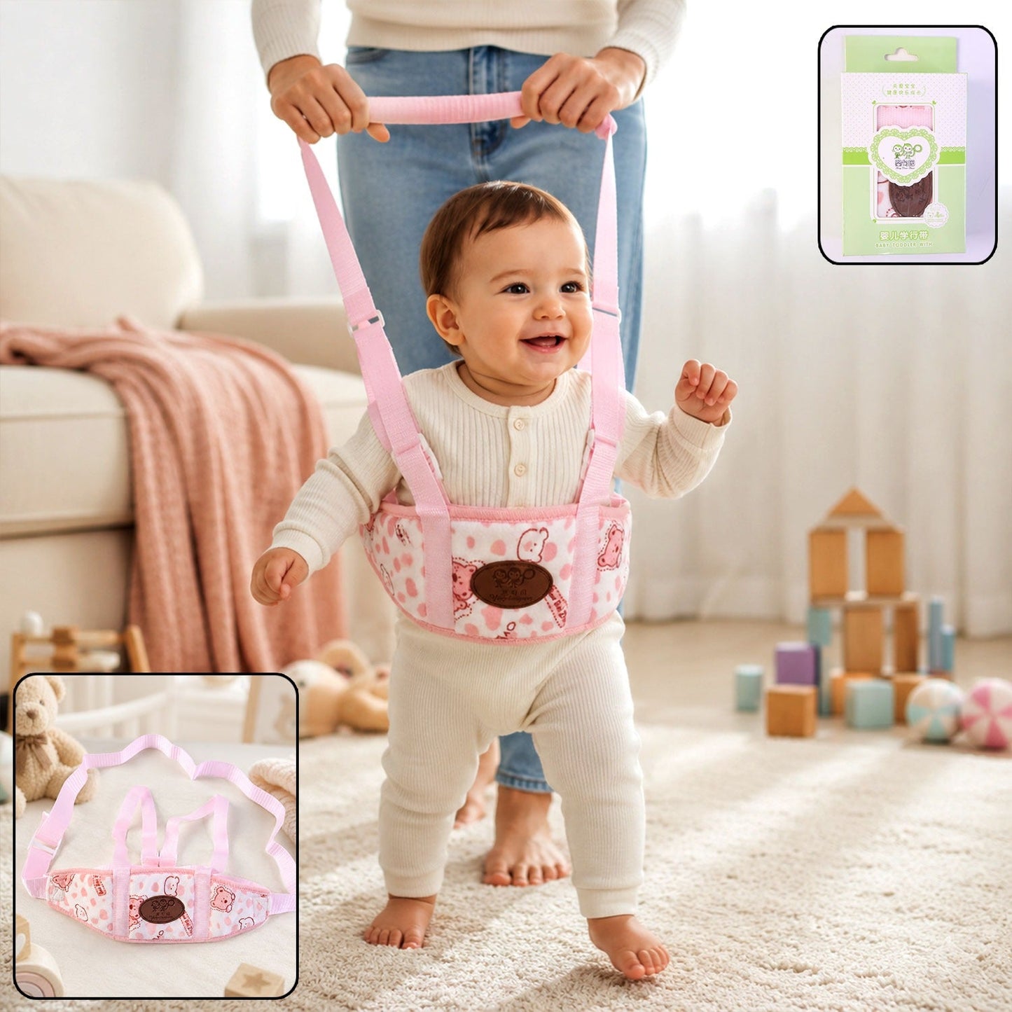 Baby Walking Assistant Belt  Safe First Steps Support