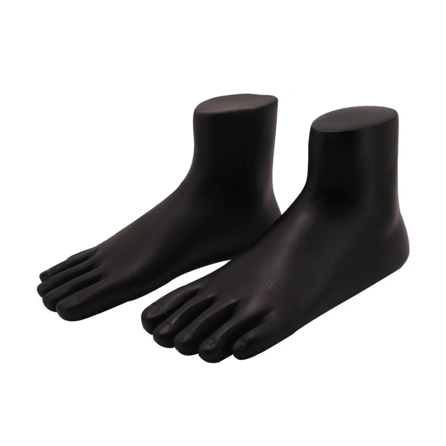 Premium Black Foot Mannequin Display Stand (1 Pair)