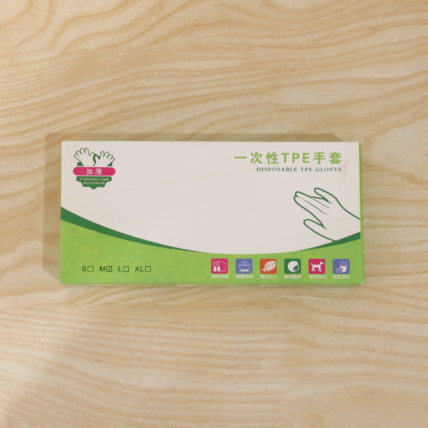 Disposable Medium Plastic Gloves (100 Pc)