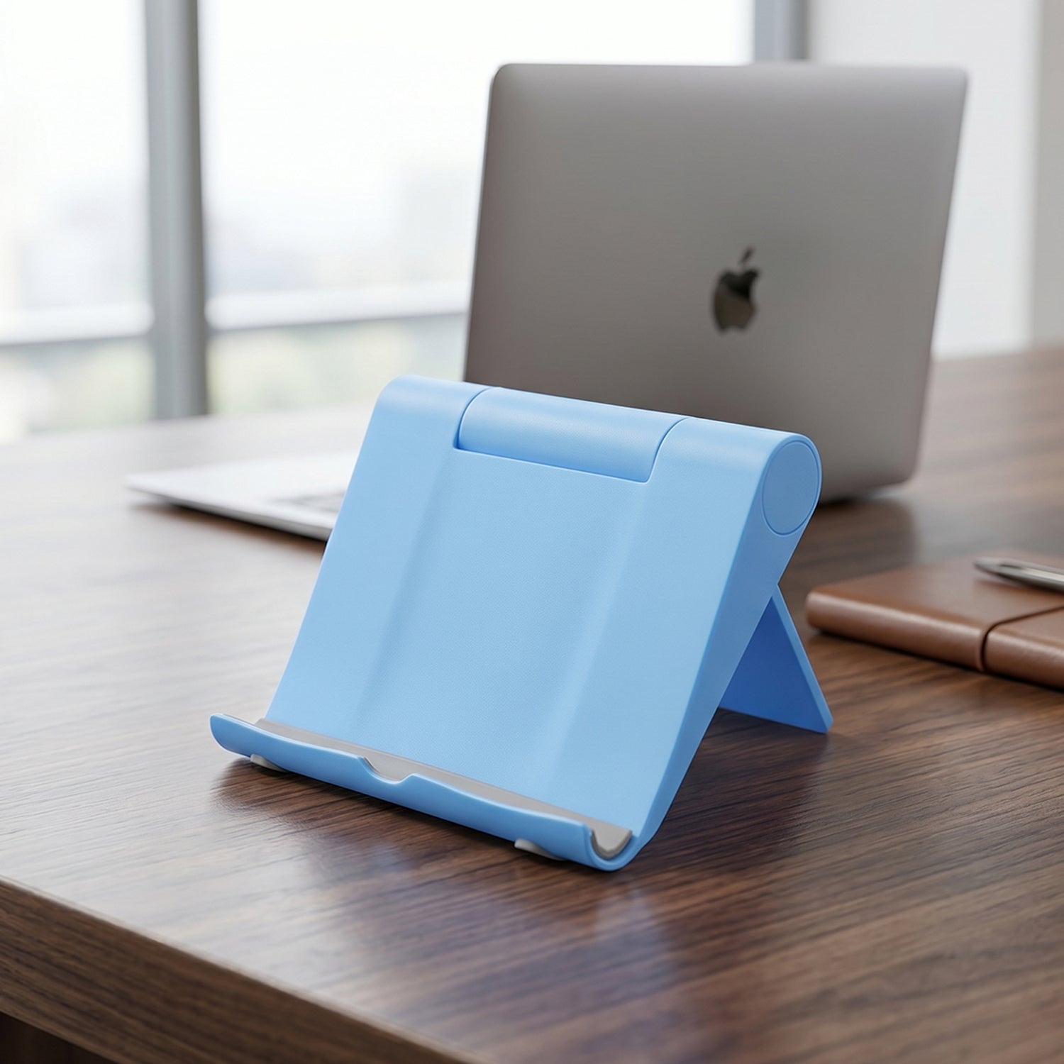 Plastic Foldable Mobile Phone Stand For Desk Use And Video Calls (1 Pc)