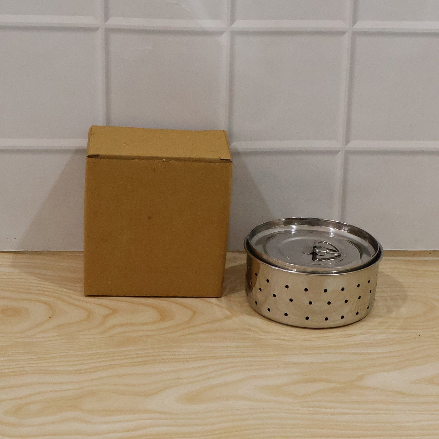 Stainless Steel Paneer Maker Mould With Lid For Cheese And Tofu Press (1 Pc)