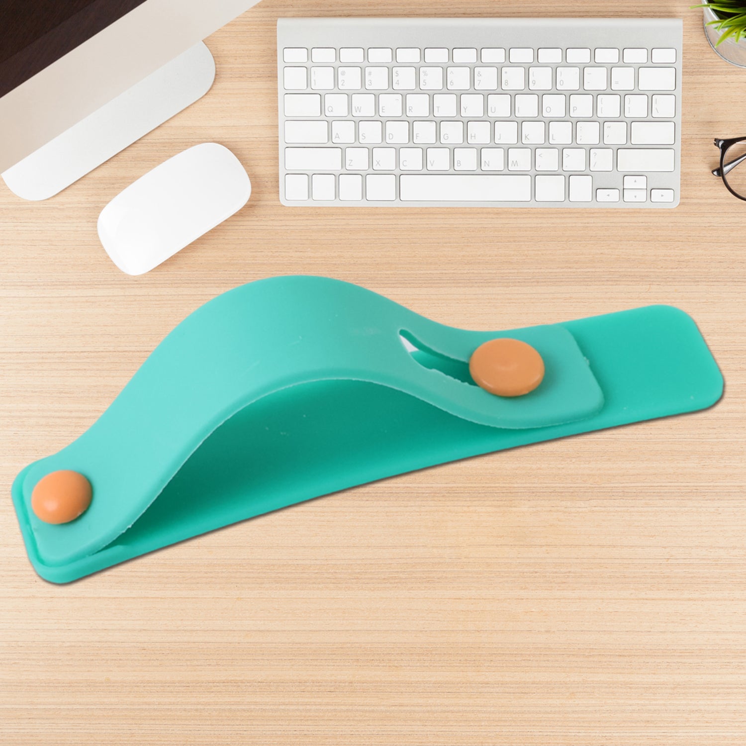 Teal Green Phone Loop Finger Holder Phone Grip Straps Silicone Phone Finger Strap (1 Pc)