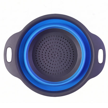 Silicone Collapsible Strainer  Space-saving Kitchen Tool For Easy Draining