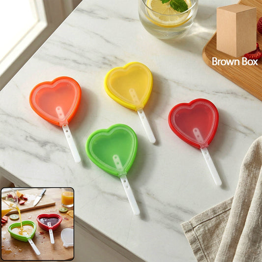 Premium heart shape popsicle mold