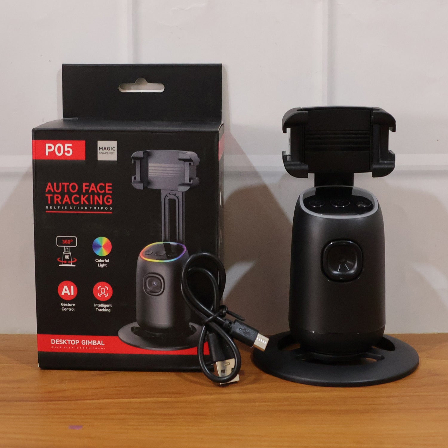 Smart Ai Auto Face Tracking Mobile Holder (1 Pc)