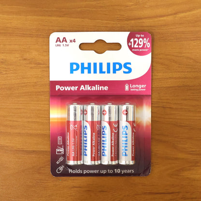 Aa Alkaline Batteries 4 Piece Pack