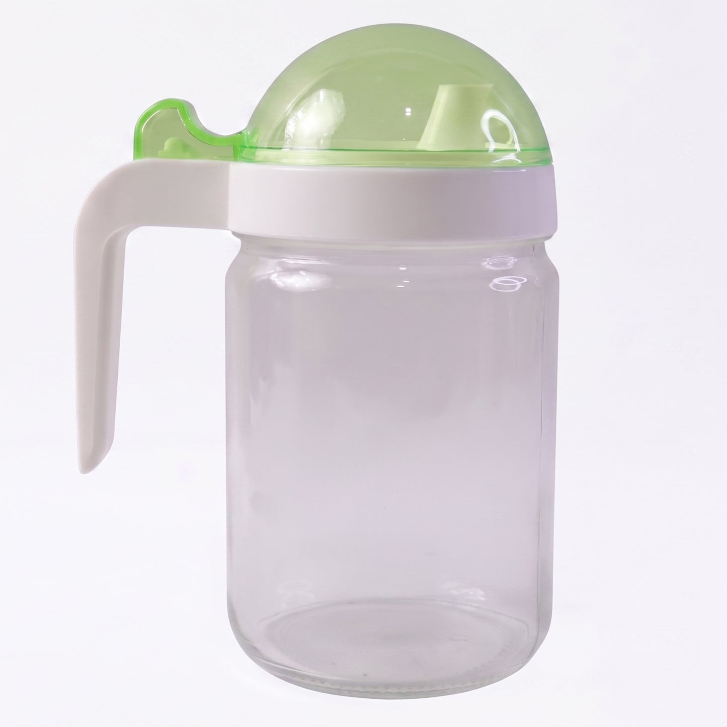 Glass Oil Bottle With Lid - 580ml Capacity Perfect For Oil