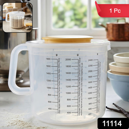 Plastic Measurement Storage Box With Lid  1 Pc