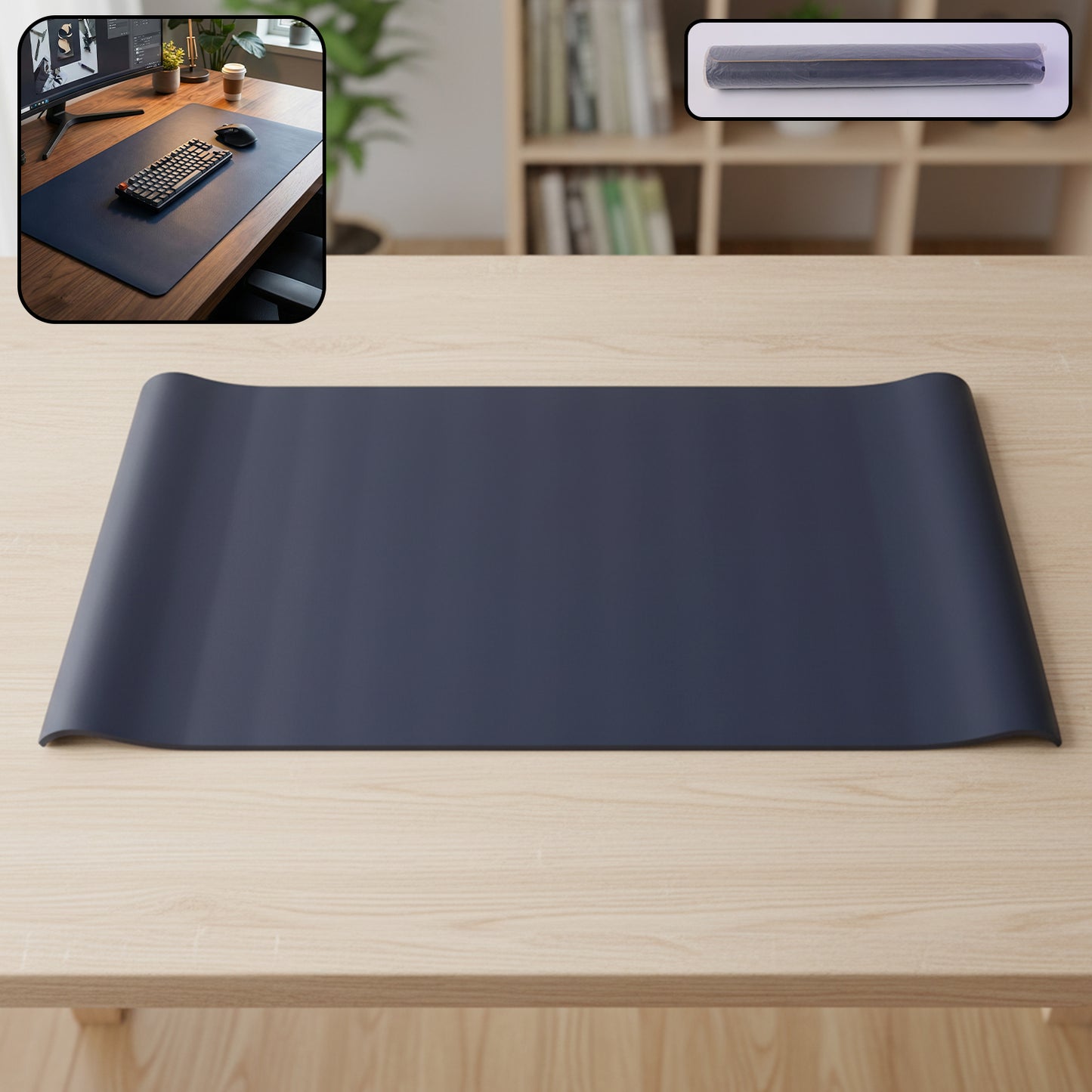 Premium Anti-slip Large Desk Mat Mouse Pad (1 Pc80x40 Cm)