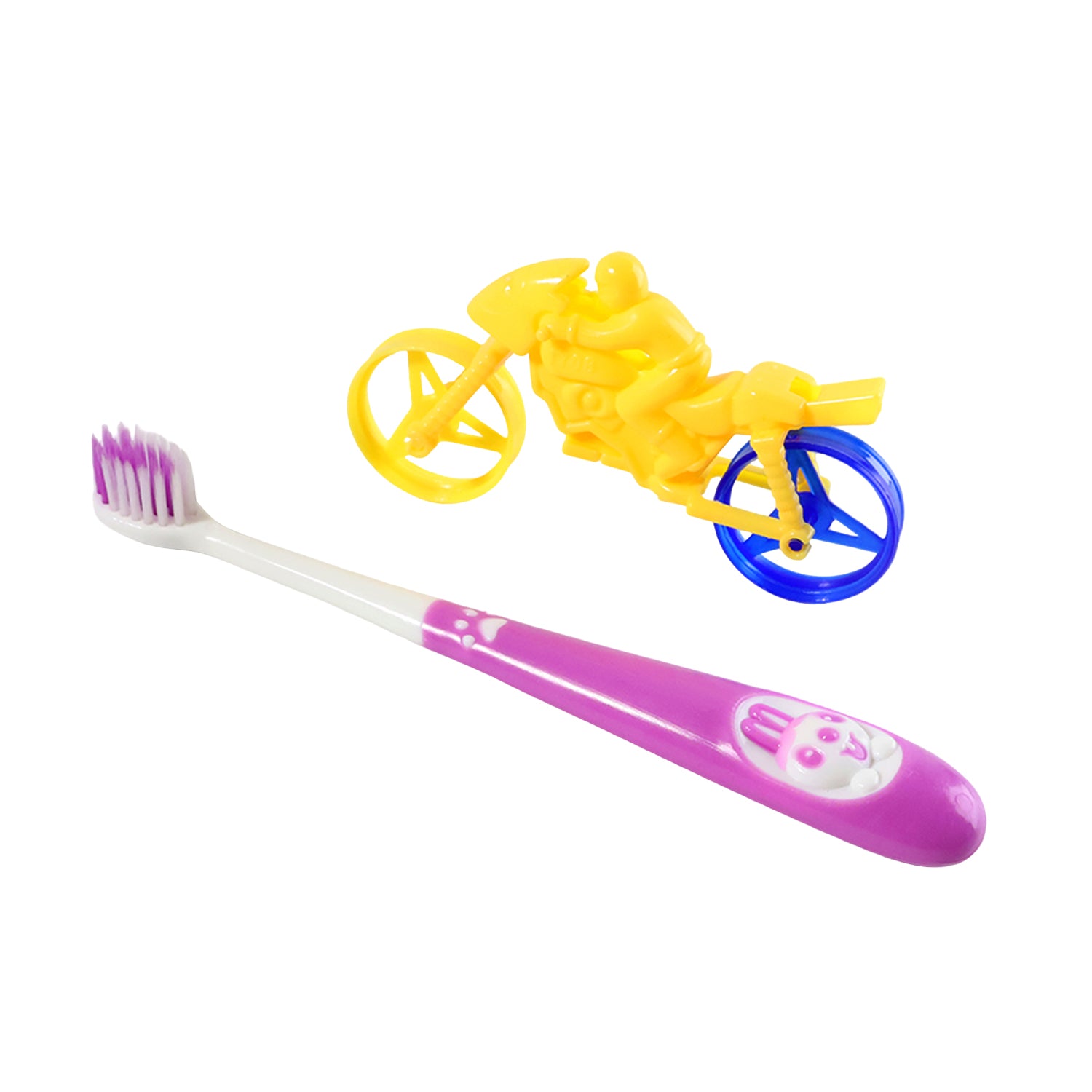 Kids Toothbrush And Bike Toy Set