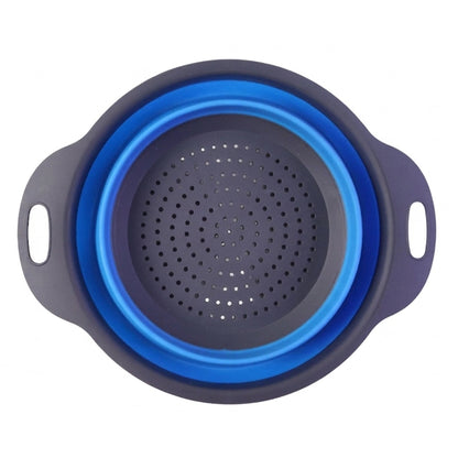 Foldable Silicone Strainer  Space-saving Kitchen Drainer With Handles