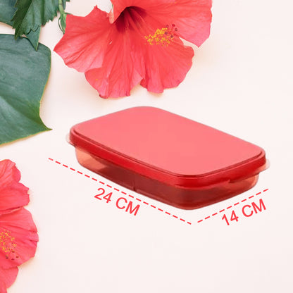 2879 Seal Rectangular 2 Containers Lunch Box
