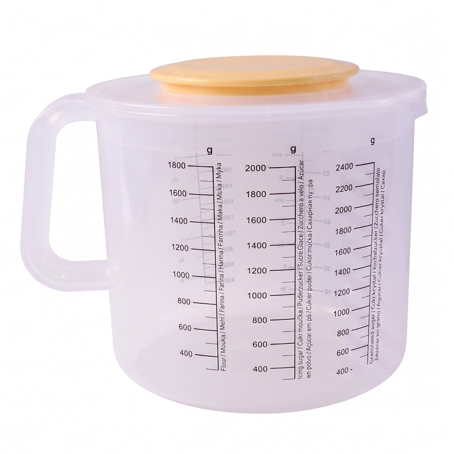 Plastic Measurement Storage Box With Lid  1 Pc