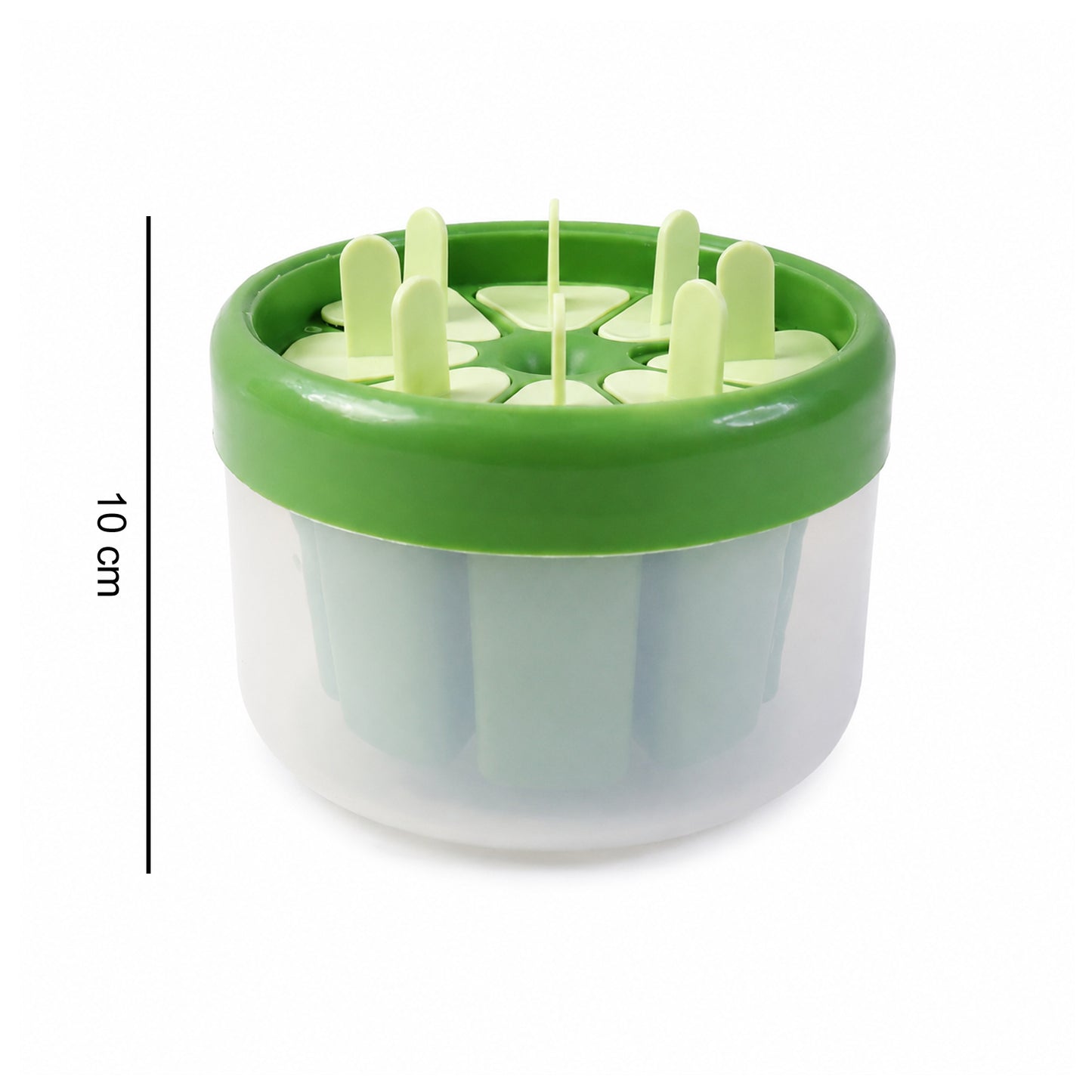 Plastic Ice Candy Popsicle Maker (8 Mold  1 Set)
