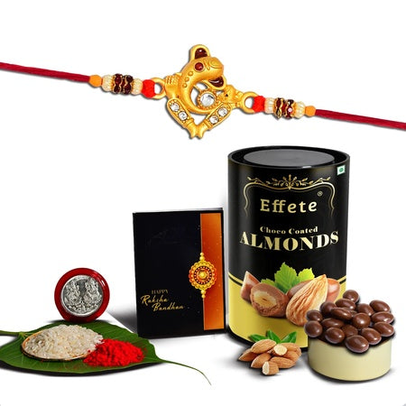 Multicolor Bracelet Rakhi (K1_35_as)  Assorted Chocolate Dry Fruits 96gm With Silver Color Pooja Coin Roli Chawal  Greeting Card  Occasion  Rakhi For Brother With Gift  Bracelets For Men Stylish Rakhi Combo For Brother  Set Of 1 Rak