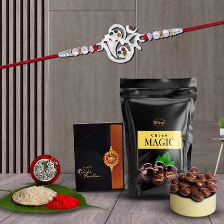 (K1_a8_sm) Rakhi Combo With Choco Magic (Pouch) Rakhi  Chocolate For Brother Fancy Rakhis For Men Stylish Rakhi With Gift Rakhi Combo Set Of 1 Chocolate