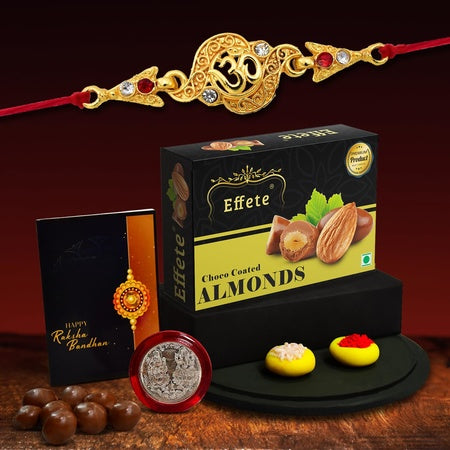 Rakhi (K1_325_em)  Chocolate Magic  Rakhi For Brother With Gift  Rakhi With Chocolate Rakhi Combo For Brother  Set Of 1 Rakhi  Chocolate