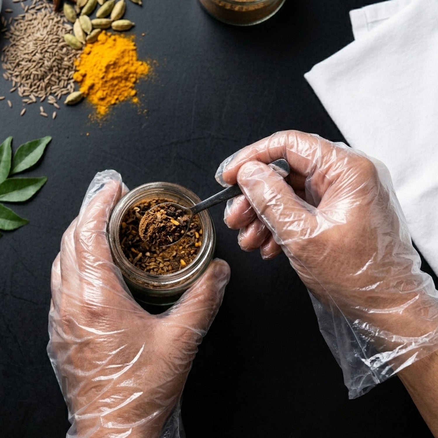 Disposable Small Plastic Gloves (100 Pc)