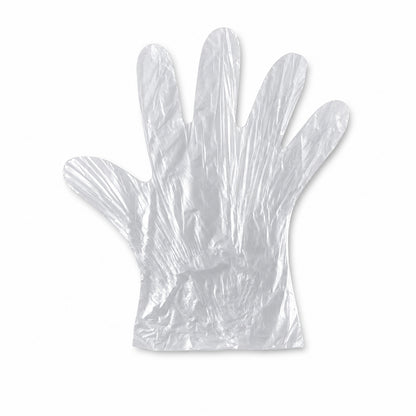 Disposable Medium Plastic Gloves (100 Pc)