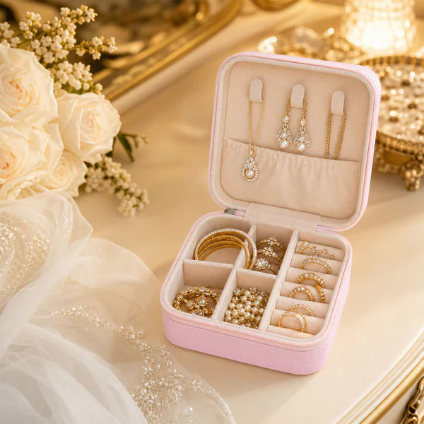 Jewellery Box for Women, Mini Portable Jewelry Box Organiser
