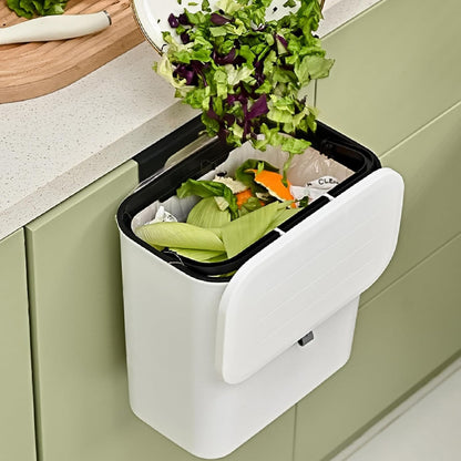 Portable Plastic Kitchen Dustbin Trash Bin (1 Pc 25x22 Cm)