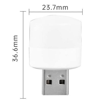 Yellow Usb Led Lamp Night Light Plug Small Led Nightlight  (1 Pc)