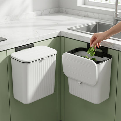 Portable Plastic Kitchen Dustbin Trash Bin (1 Pc 25x22 Cm)