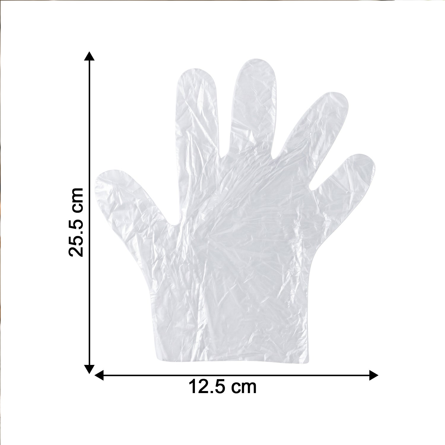 Disposable Small Plastic Gloves For Kitchen Food Handling And Cleaning Tasks (100 Pc)