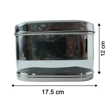 Supermom Premium Stainless Steel Modular Oval Canister (1500 Ml)