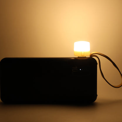 Yellow Usb Led Lamp Night Light Plug Small Led Nightlight  (1 Pc)