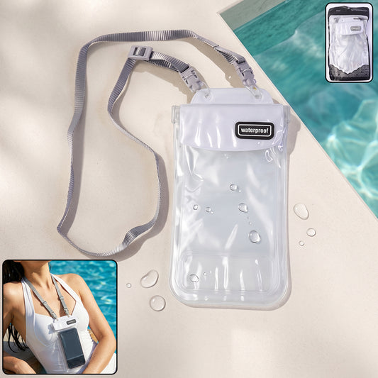 Waterproof Mobile Pouch Cover  1 Pc Universal Sealed Phone Case With Lanyard