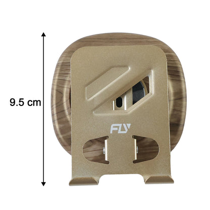 Adjustable Metal Desk Phone Stand With Plastic Base (1 Pc)